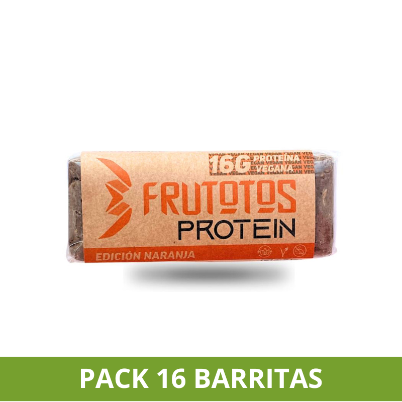 Barra de proteína Naranja Frutotos 16 unidades 1,4 Kg