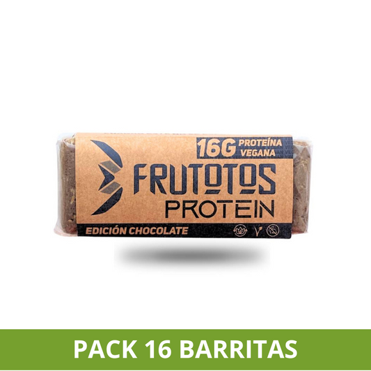 Barra de proteína Chocolate Frutotos 16 unidades 1,4 Kg