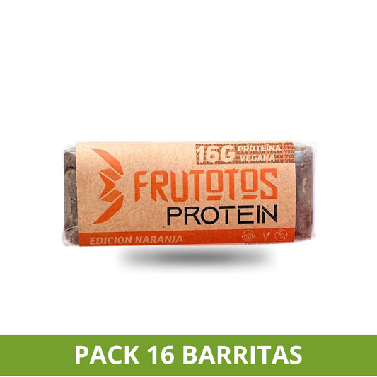 Barra de proteína Naranja Frutotos 16 unidades 1,4 Kg