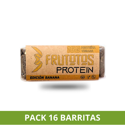 Barra de proteína Plátano Frutotos 16 unidades 1,4 Kg