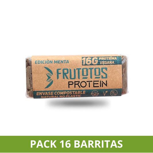 Barra de proteína Menta Frutotos 16 unidades 1,4 Kg